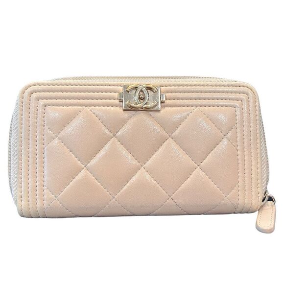 Chanel Boy Small Zip Around Wallet - Picture 3 of 11